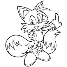 animal tails coloring pages coloring page miles tails tails pages coloring animal 