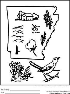 arkansas coloring pages 1000 images about homeschool geography on pinterest coloring pages arkansas 
