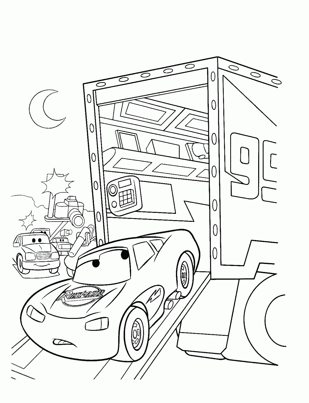 cars 1 coloring pages lightning mcqueen from cars from disney cars coloring page 1 coloring pages cars 