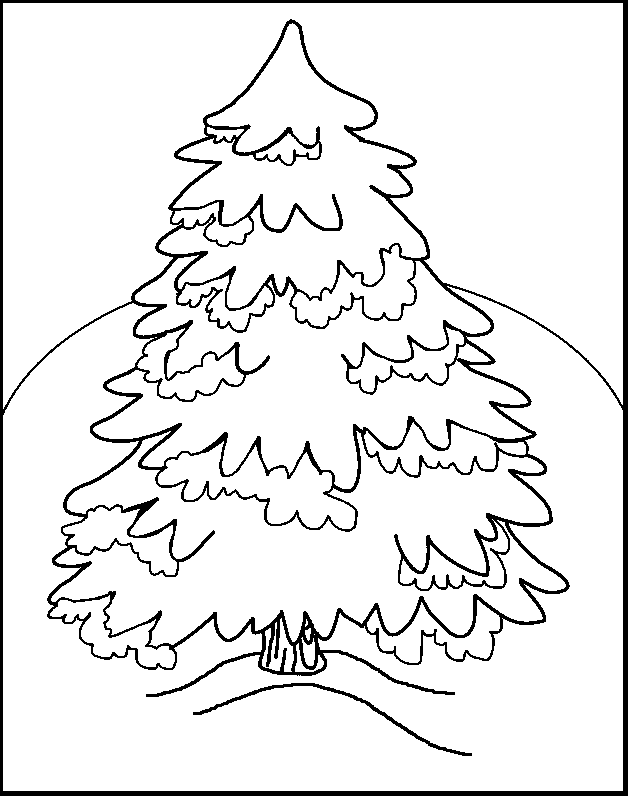 christmas trees coloring pages christmas tree with presents coloring page free coloring christmas pages trees 