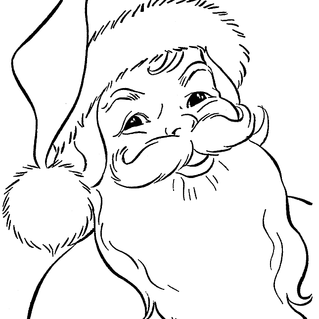 color picture of santa claus santa coloring pages printable christmas coloring pages of color santa picture claus 