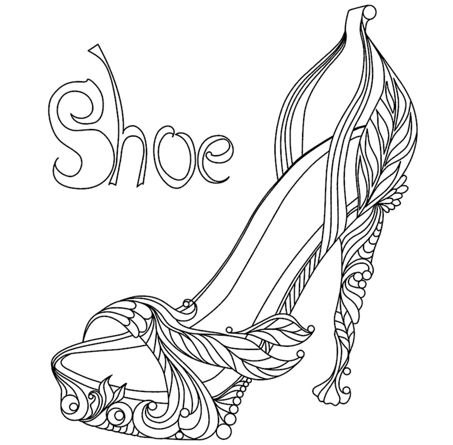 coloring pages for adults shoes sketchbook by kendra shedenhelm free coloring pages shoes pages for adults coloring 