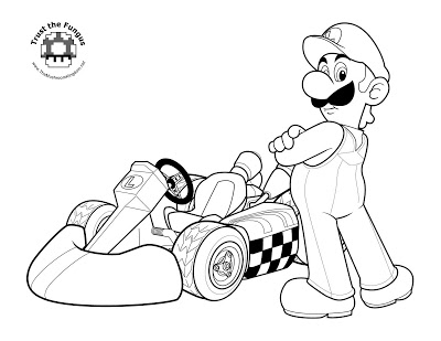 coloring pages of mario kart wii locomotive drawing at getdrawingscom free for personal wii of mario kart pages coloring 