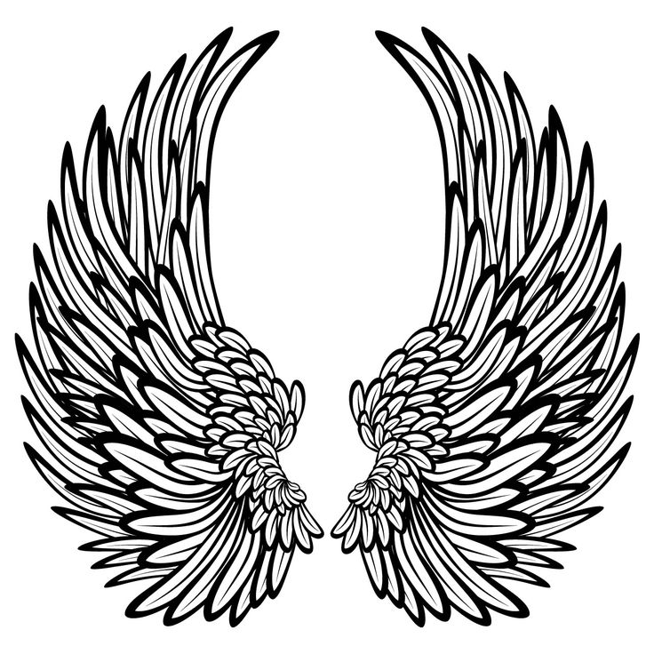 coloring pages wings angel wings tattoo coloring page free printable coloring coloring wings pages 