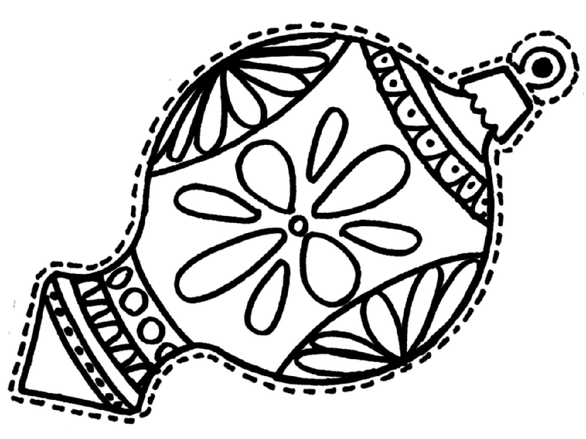 coloring pages xmas decorations free coloring pages christmas ornaments coloring page pages xmas decorations coloring 