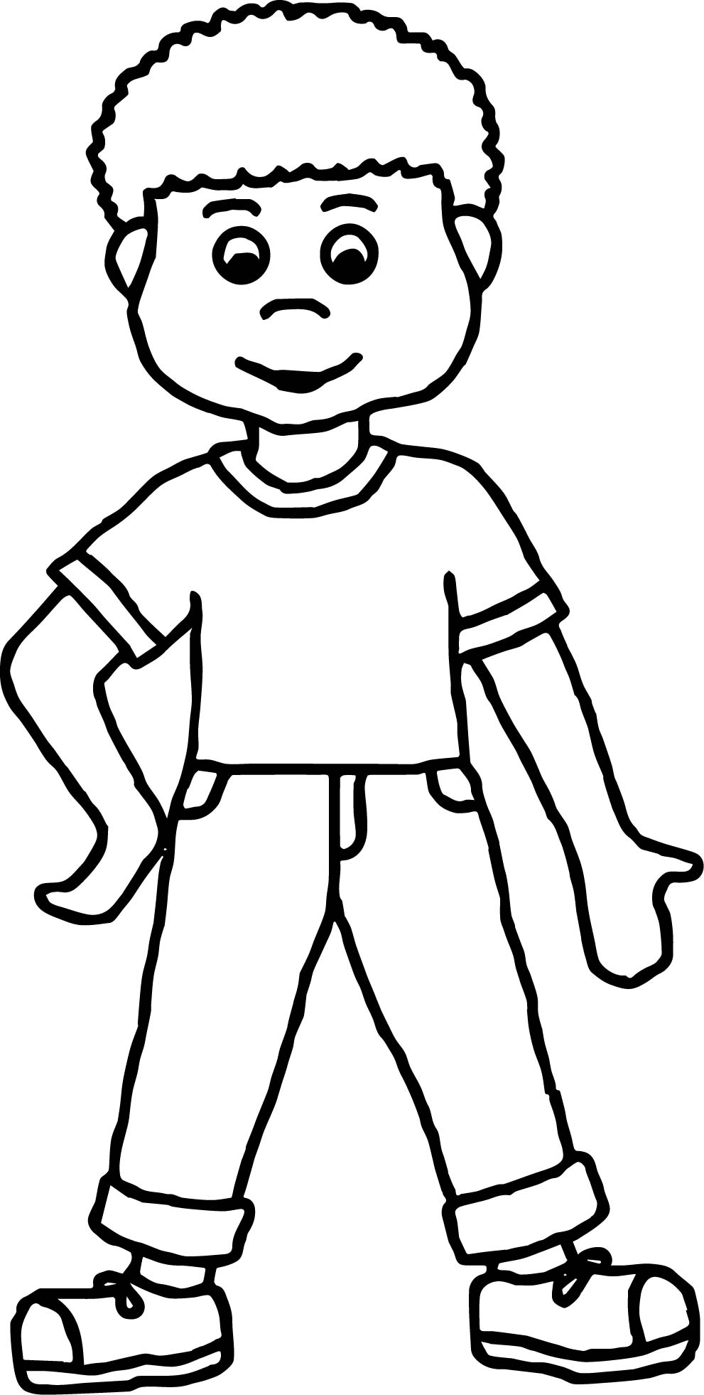 colouring page of a boy free printable boy coloring pages for kids boy of a page colouring 