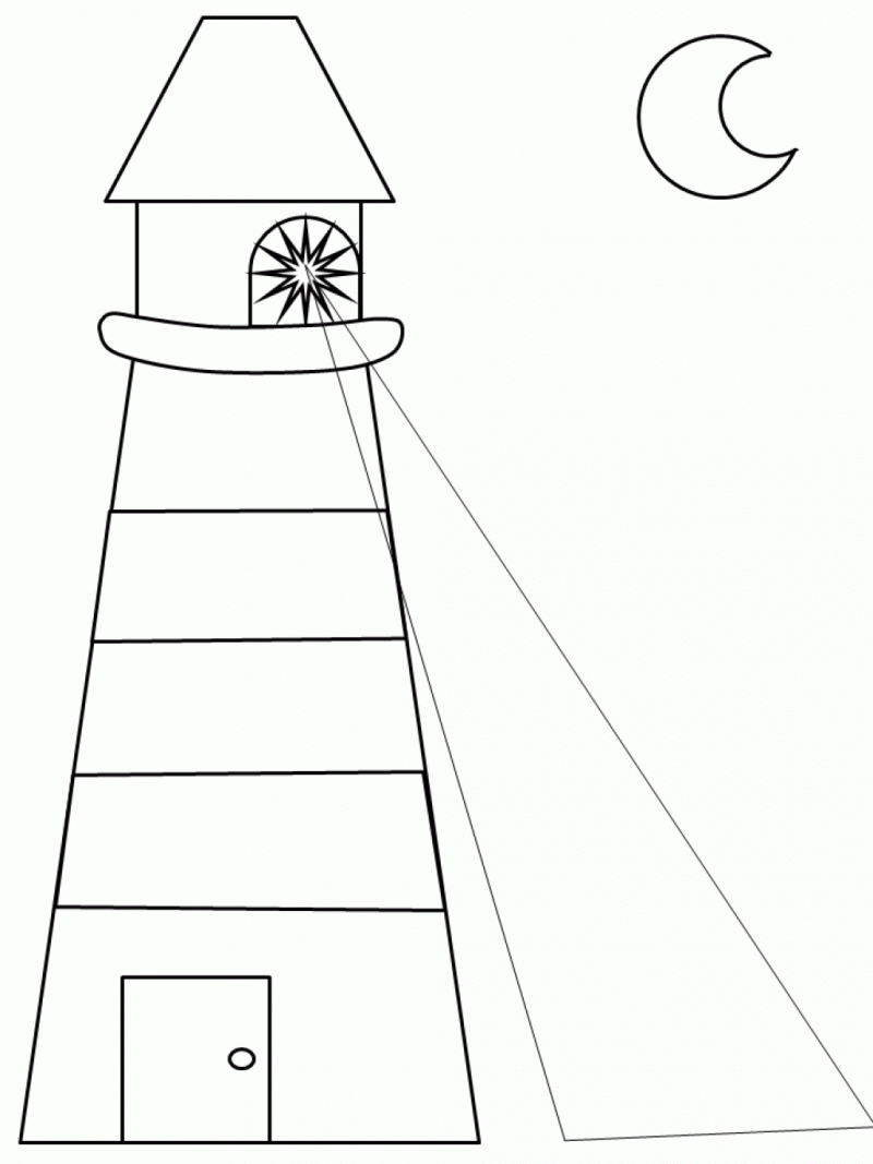 lighthouse coloring sheet house drawing template at getdrawingscom free for sheet lighthouse coloring 