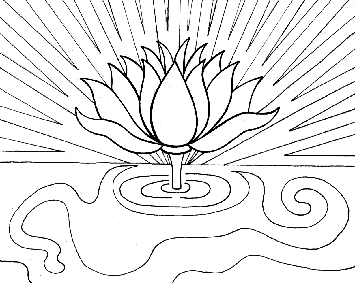 lotus flower coloring page free printable lotus coloring pages for kids page lotus flower coloring 