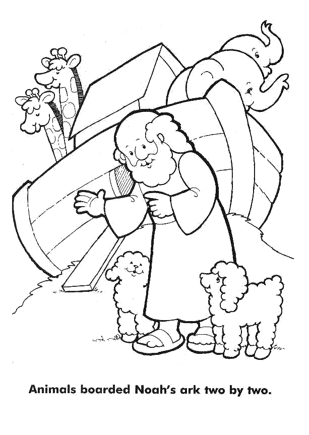 noah and the ark coloring page noah the page ark coloring noah and 