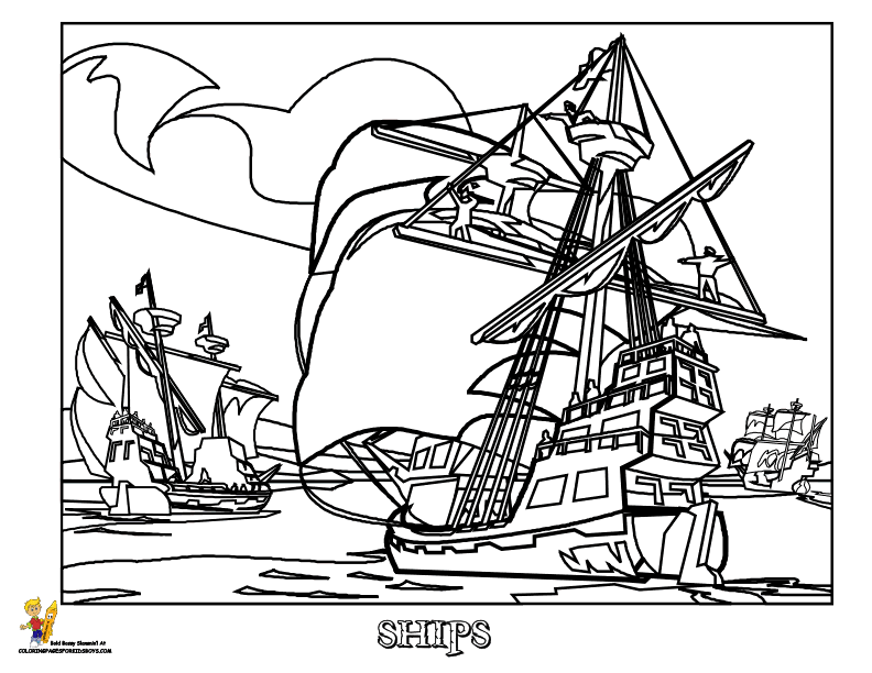 pirate ship to color anchor coloring pages getcoloringpagescom pirate color to ship 