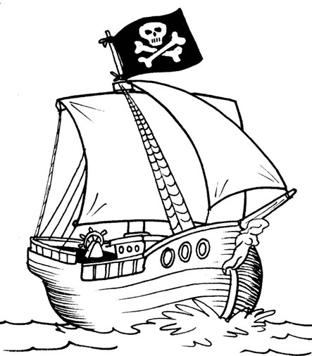 pirate ship to color boats viking ship coloring page anchor coloring page to pirate color ship 