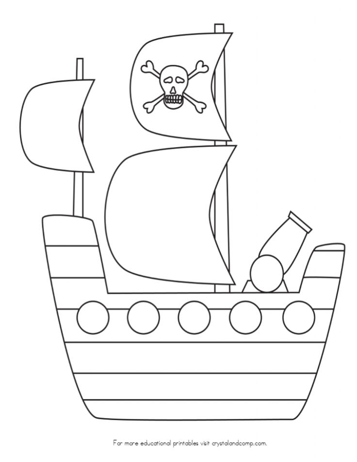 pirate ship to color pirate ship coloring pages getcoloringpagescom to ship pirate color 