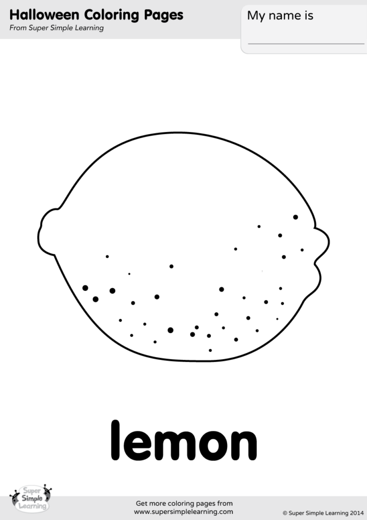 printable coloring pages to learn colors lemon coloring page super simple learn colors printable coloring pages to 