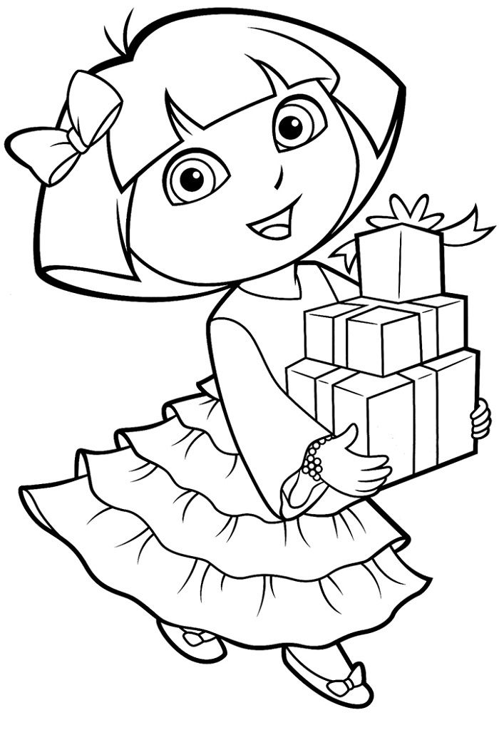 printable dora the explorer coloring pages free coloring pages to print out dora coloring coloring printable the dora pages coloring explorer 
