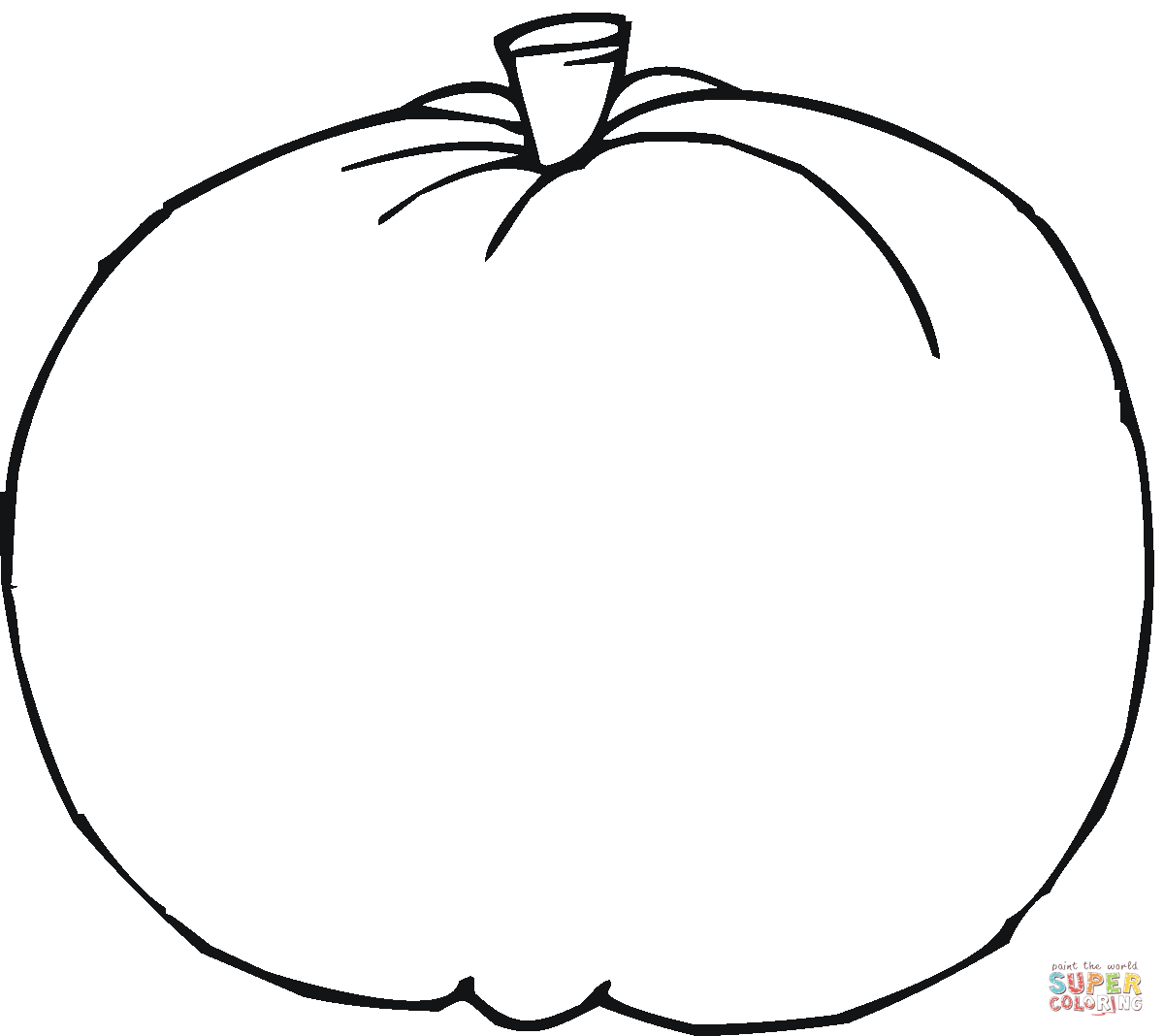 pumpkin coloring pages free printable best pumpkin outline printable 22943 clipartioncom coloring printable free pages pumpkin 