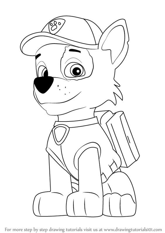 rocky paw patrol paw patrol free printable coloring pages for children patrol rocky paw 