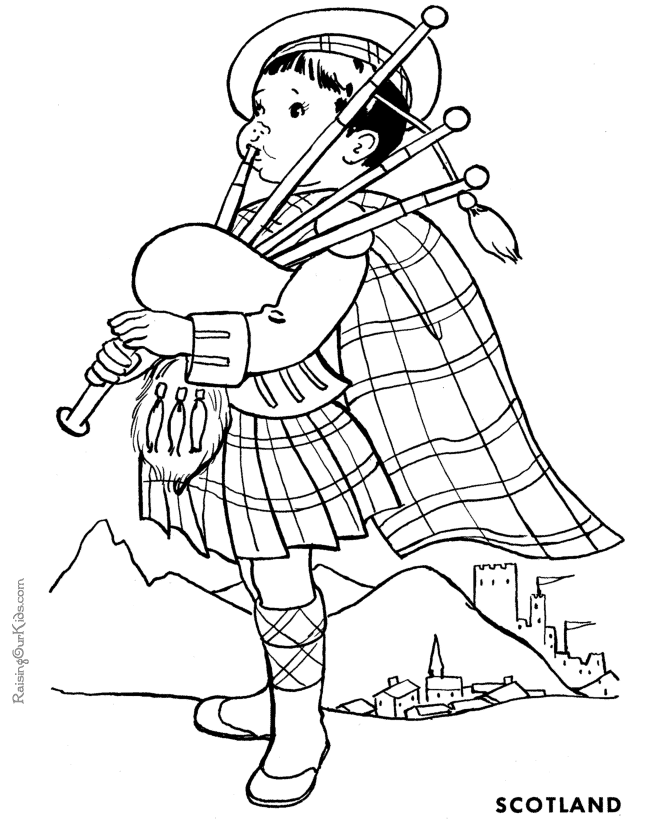 scotland colouring pages scotland colouring pages yahoo canada image search colouring pages scotland 