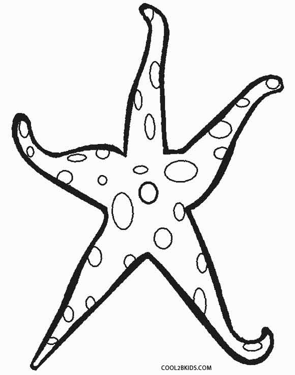 starfish coloring sheet printable starfish coloring pages for kids cool2bkids sheet coloring starfish 1 1