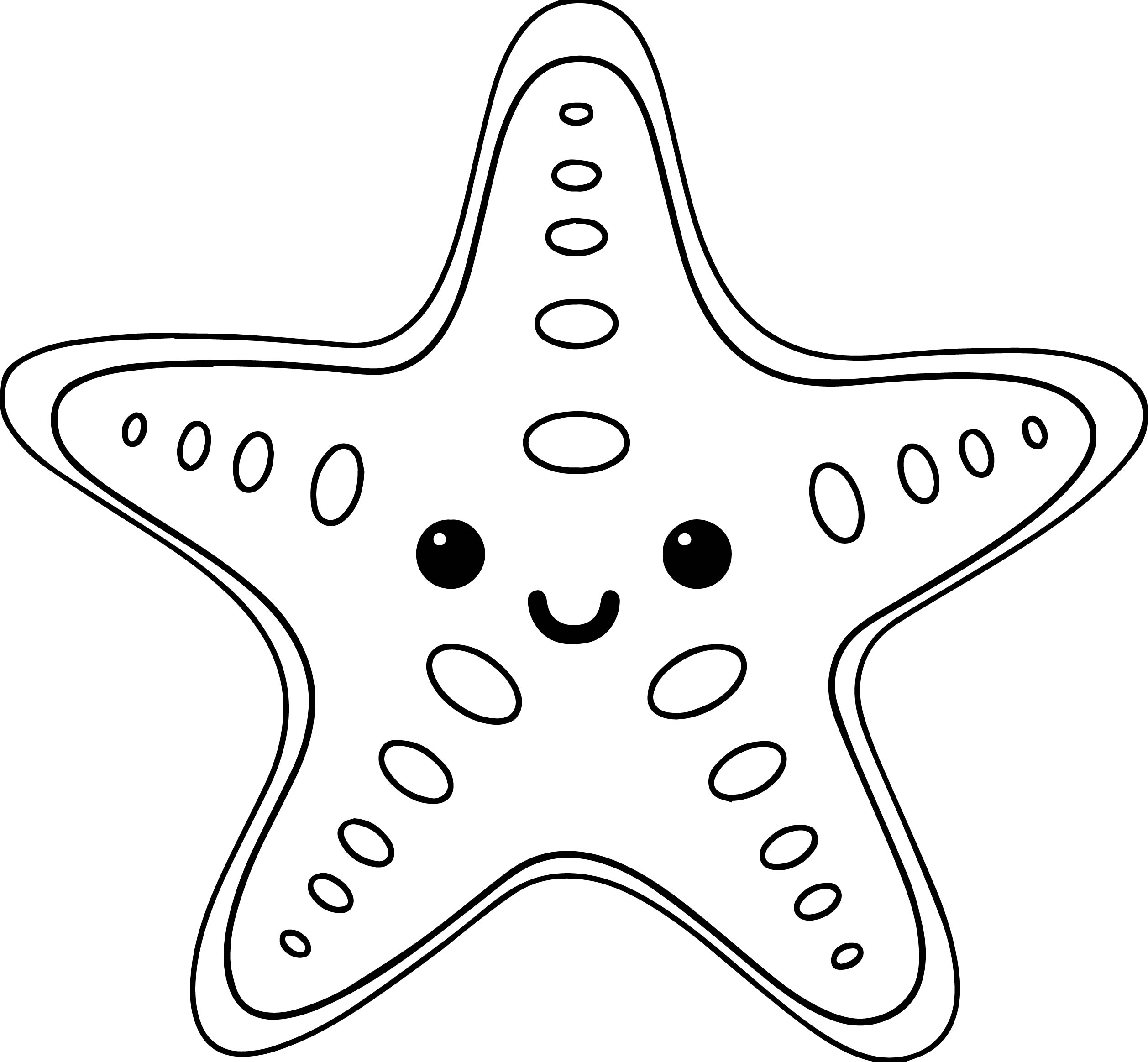 starfish coloring sheet starfish drawing for kids at getdrawingscom free for starfish coloring sheet 