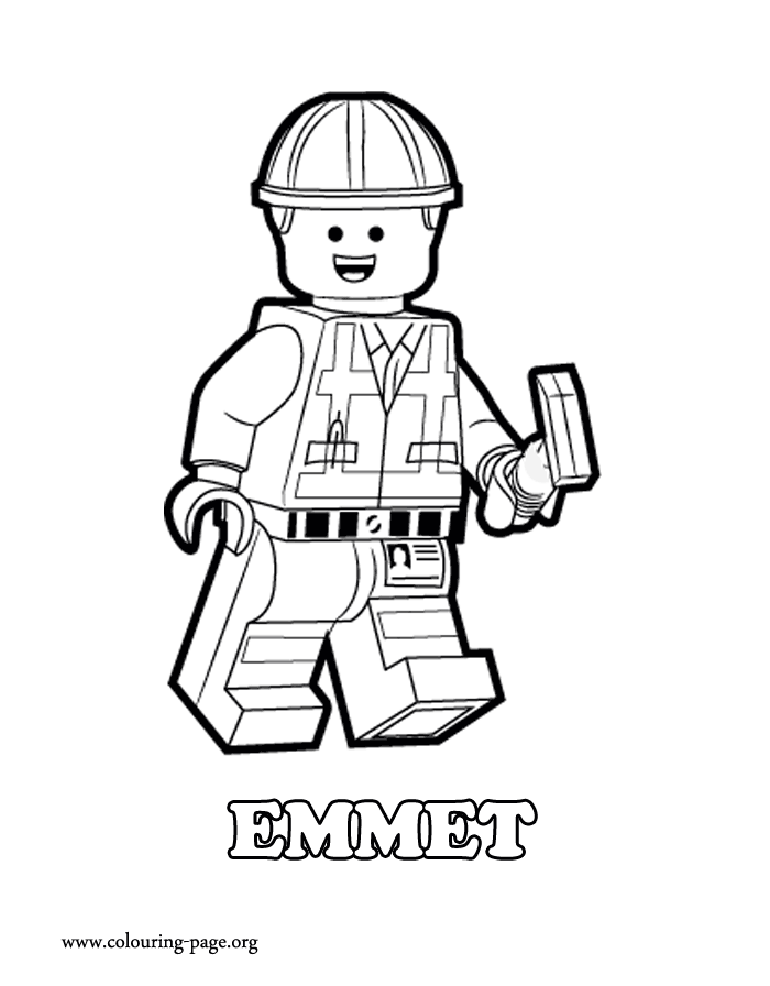 the lego movie coloring pages the lego movie emmet a lego minifigure coloring page pages the movie lego coloring 