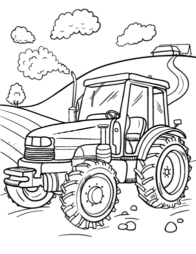 tractor colouring pictures pin by muse printables on coloring pages at coloringcafe colouring tractor pictures 