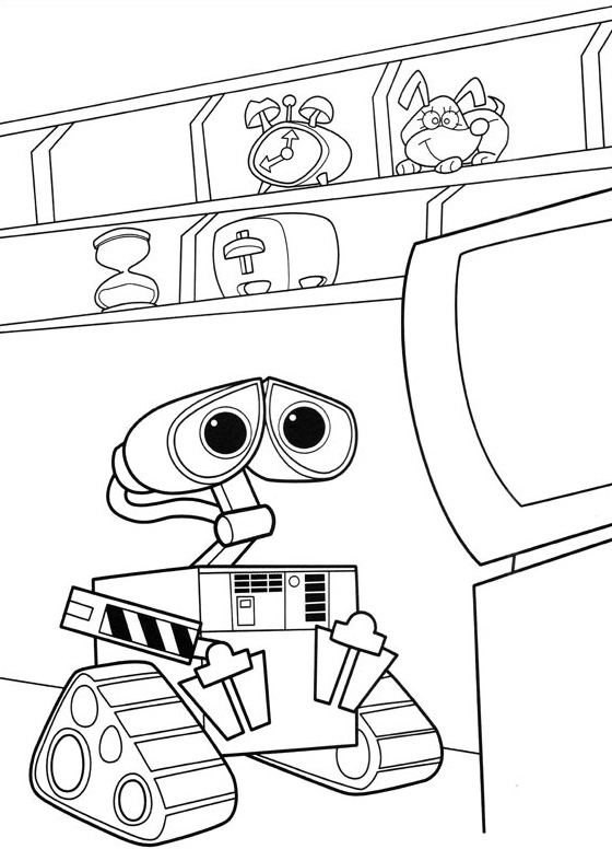 wall e colouring pages wall e coloring pages hellokidscom colouring wall pages e 