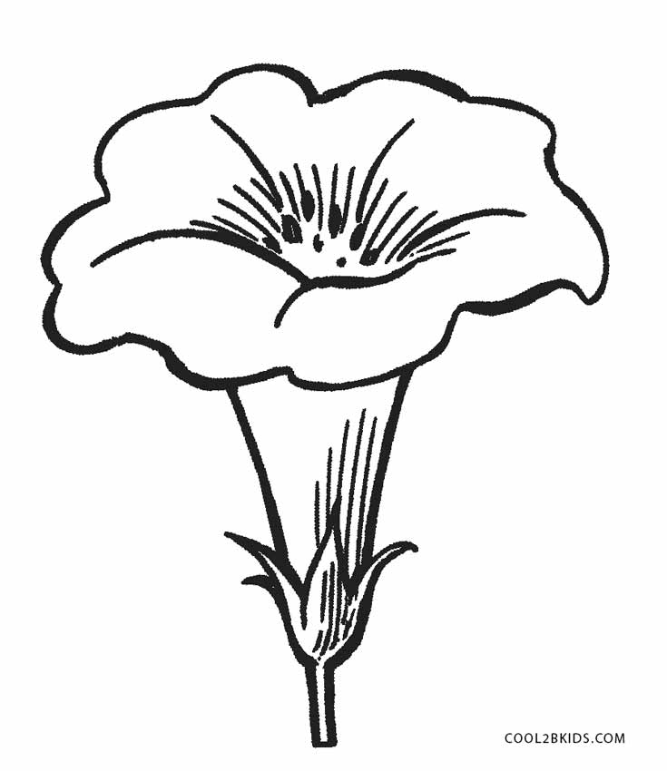 a flower coloring page flower coloring pages flower coloring page a 