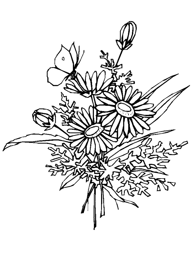 a flower coloring page kids coloring pages flowers coloring pages coloring a flower page 