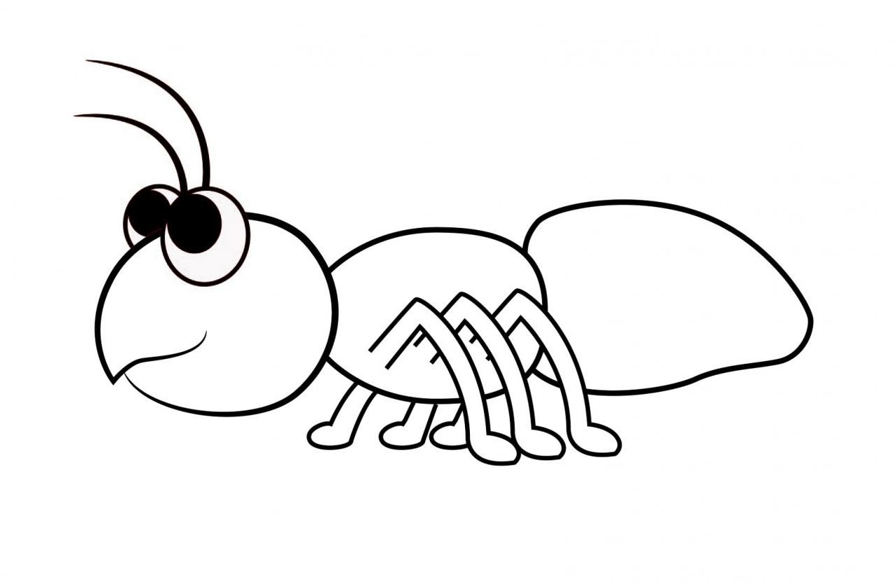a for ant coloring pages ant coloring pages for kids coloring home pages coloring a ant for 