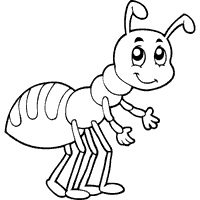 a for ant coloring pages ants marching coloring pages download and print for free for coloring ant a pages 