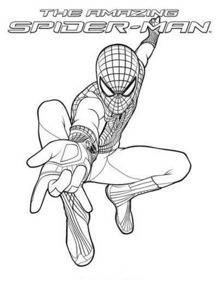 amazing spider man coloring pages the amazing spider man coloring pages spiderman color amazing man coloring spider pages 