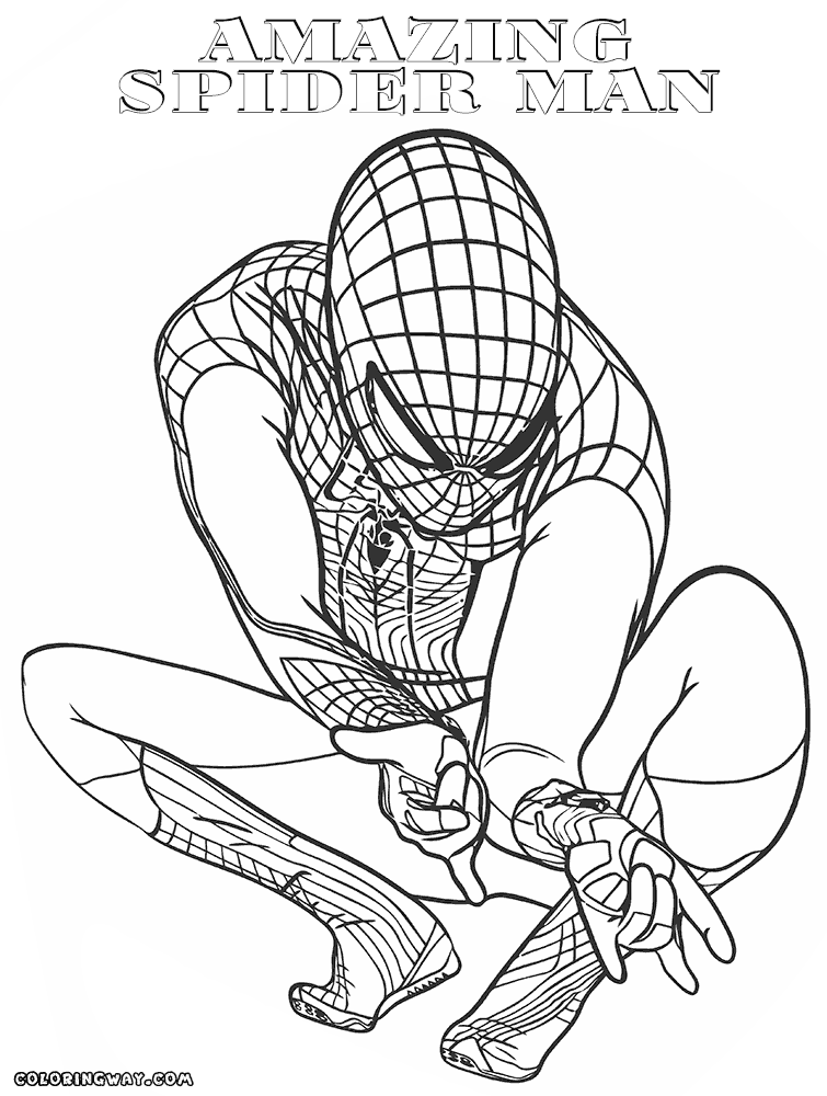 amazing spider man coloring pages the amazing spider man coloring pages spiderman color pages spider amazing coloring man 