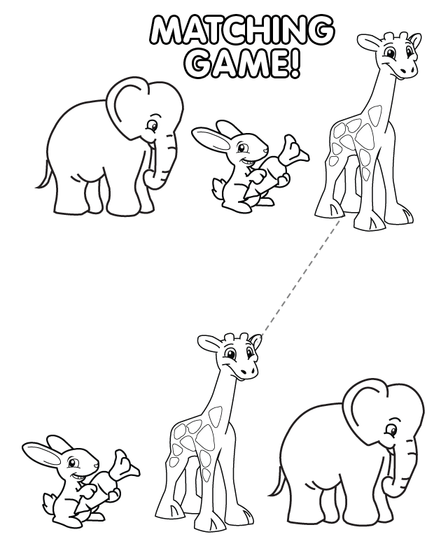 animal coloring pages online games printable games activities animals matching game pages coloring games animal online 