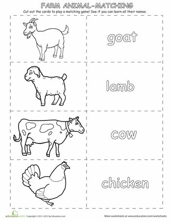 animal printables for kindergarten farm animal matching game farm animals games animal printables kindergarten animal for 