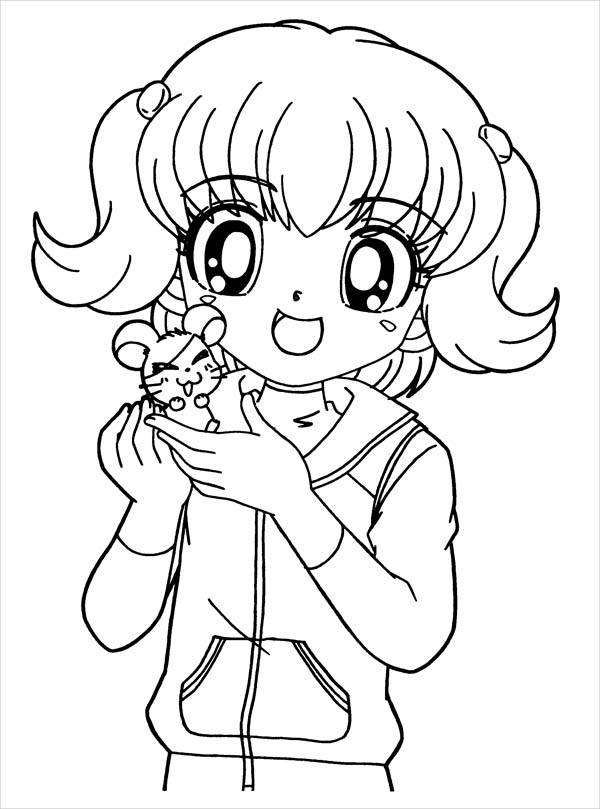 anime coloring page coloring pages for girls anime coloring book pages page coloring anime 