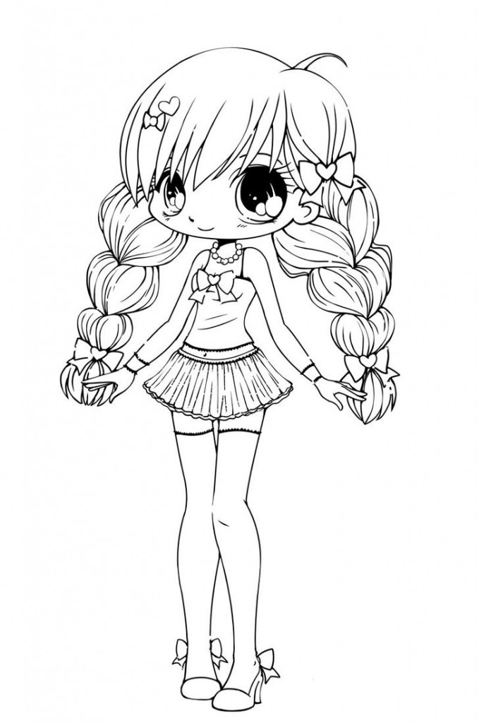 anime coloring pages chibi free printable chibi coloring pages for kids chibi pages anime coloring 