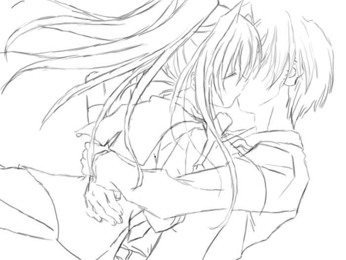 anime couple coloring pages to print pin on colorings print to anime coloring couple pages 
