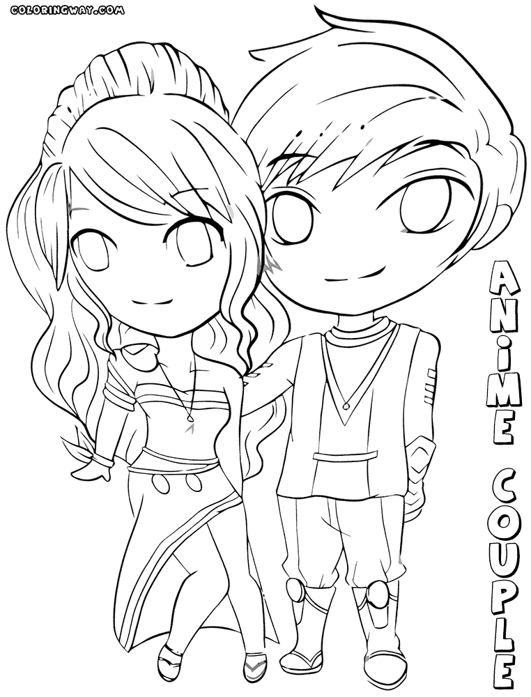 anime couple coloring pages to print sweet couples drawing at getdrawingscom free for print to couple anime pages coloring 