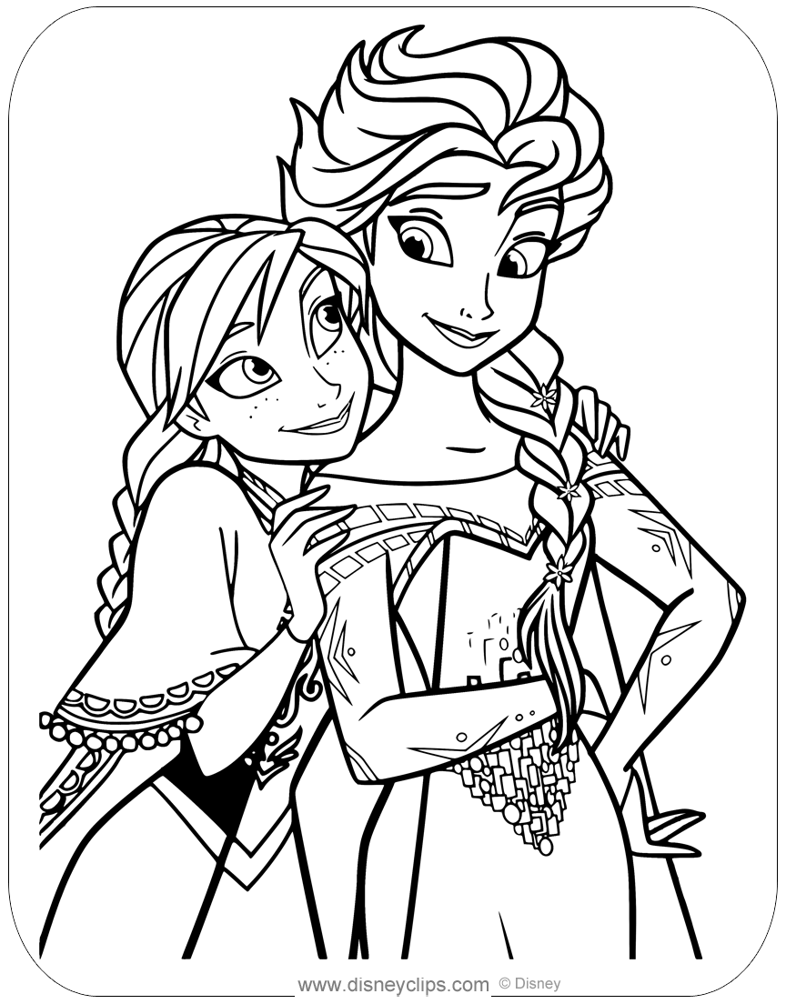 anna and elsa frozen coloring pages free printable coloring pages elsa and anna 2015 and pages frozen anna elsa coloring 
