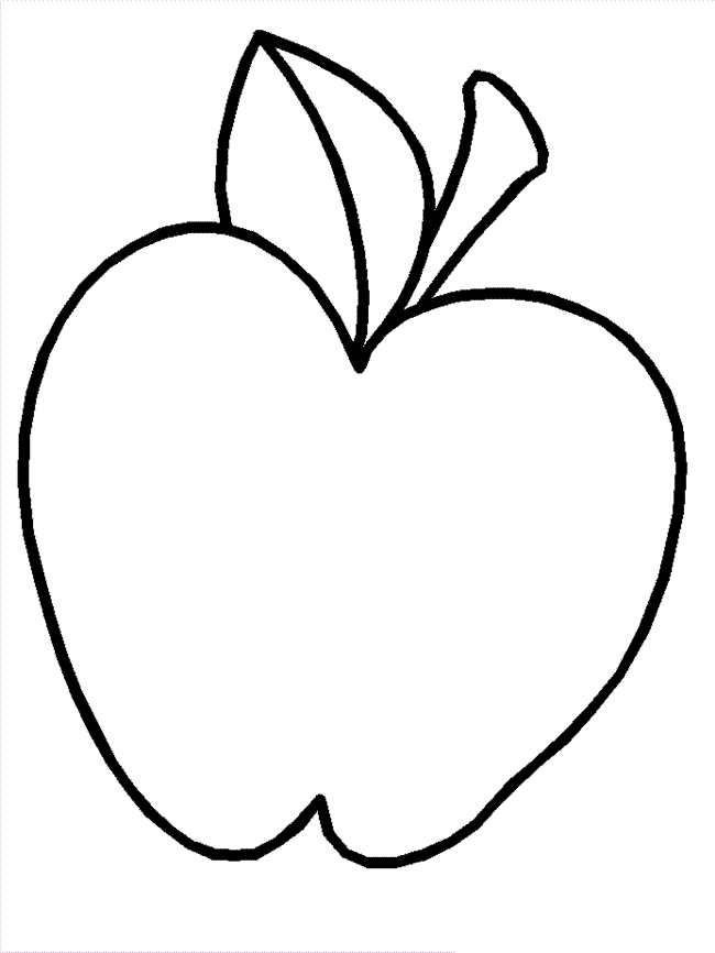 apple coloring picture free printable apple coloring pages for kids coloring apple picture 