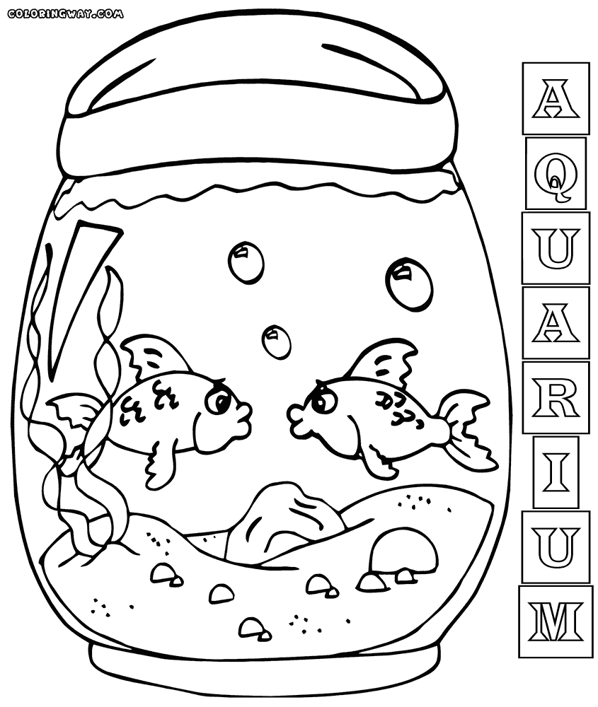 aquarium coloring pages aquarium coloring pages coloring pages to download and print coloring aquarium pages 