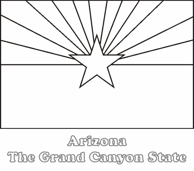 arizona flag coloring page arizona state flag worksheet educationcom flag arizona coloring page 