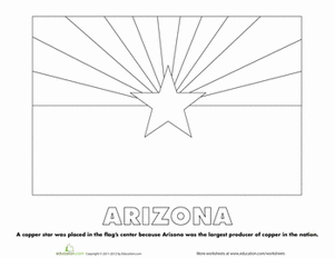 arizona flag coloring page view topic chemtrail increases in the last 3 days by page arizona coloring flag 