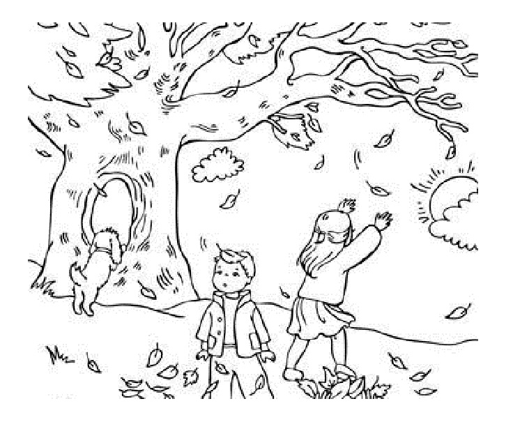 autumn season coloring pages maple tree coloring page coloring pages autumn season 