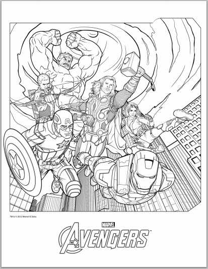 avenger coloring page avengers assemble coloring page avengers activities avenger coloring page 
