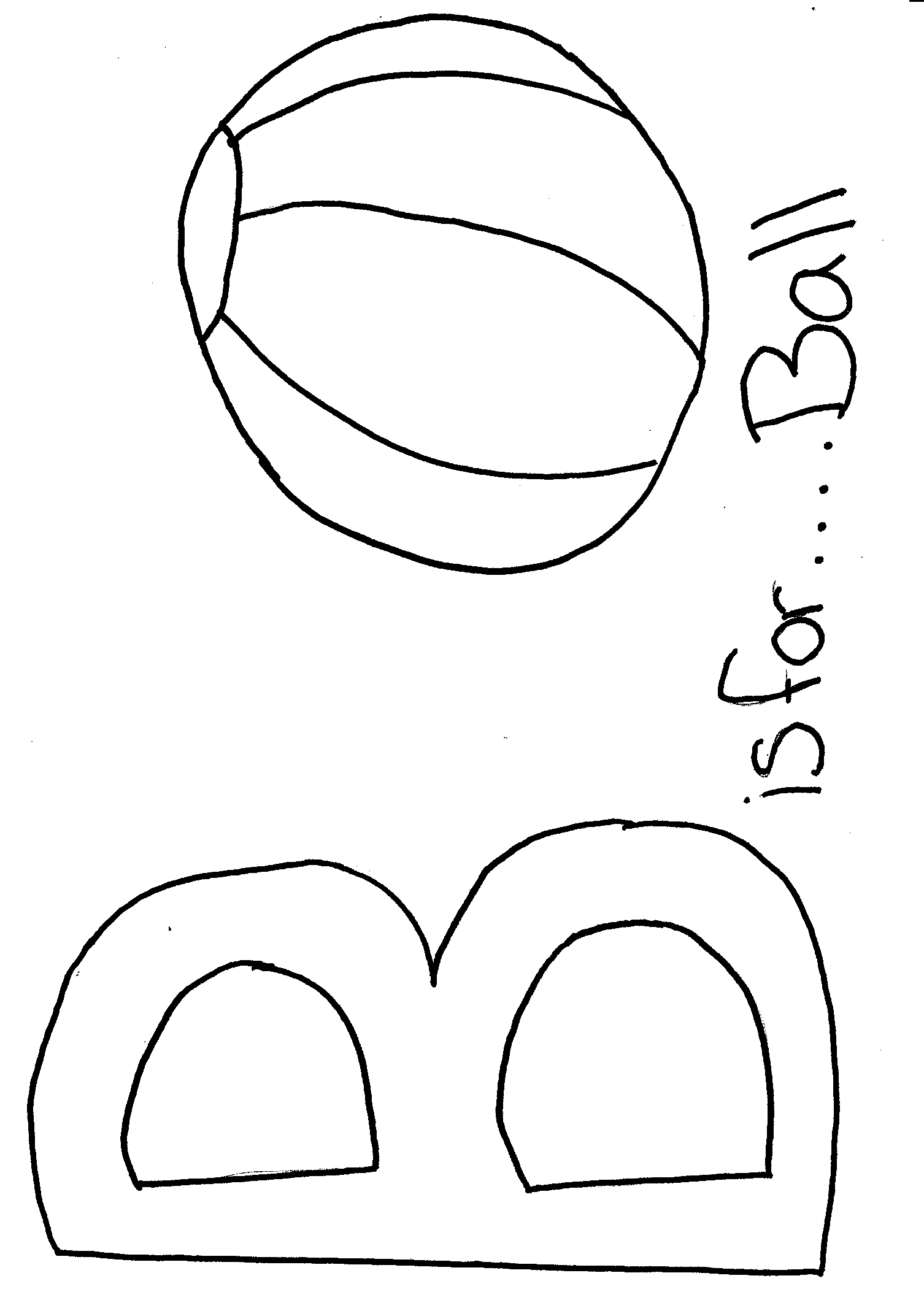 b for ball coloring page learning letter b in the alphabet playing learning coloring page b for ball 