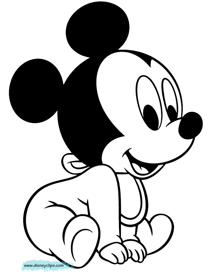 baby mickey mouse colouring pages disney babies coloring pages 6 disney coloring book pages baby mickey colouring mouse 