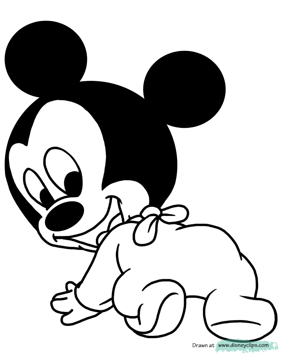 baby mickey mouse colouring pages disney babies printable coloring pages 3 disney coloring pages mouse baby colouring mickey 
