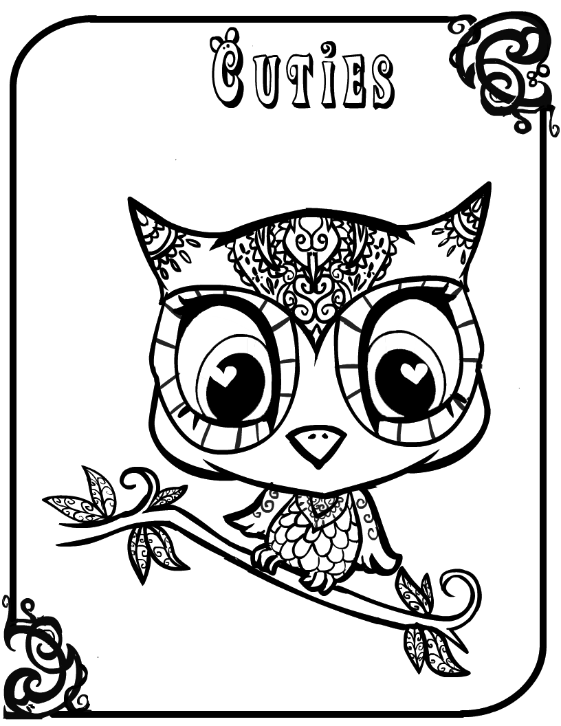 baby owl coloring pages januari 2012 pages baby coloring owl 