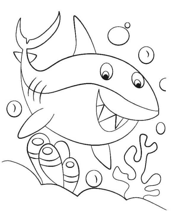baby shark coloring page baby shark party instant download etsy coloring page baby shark 